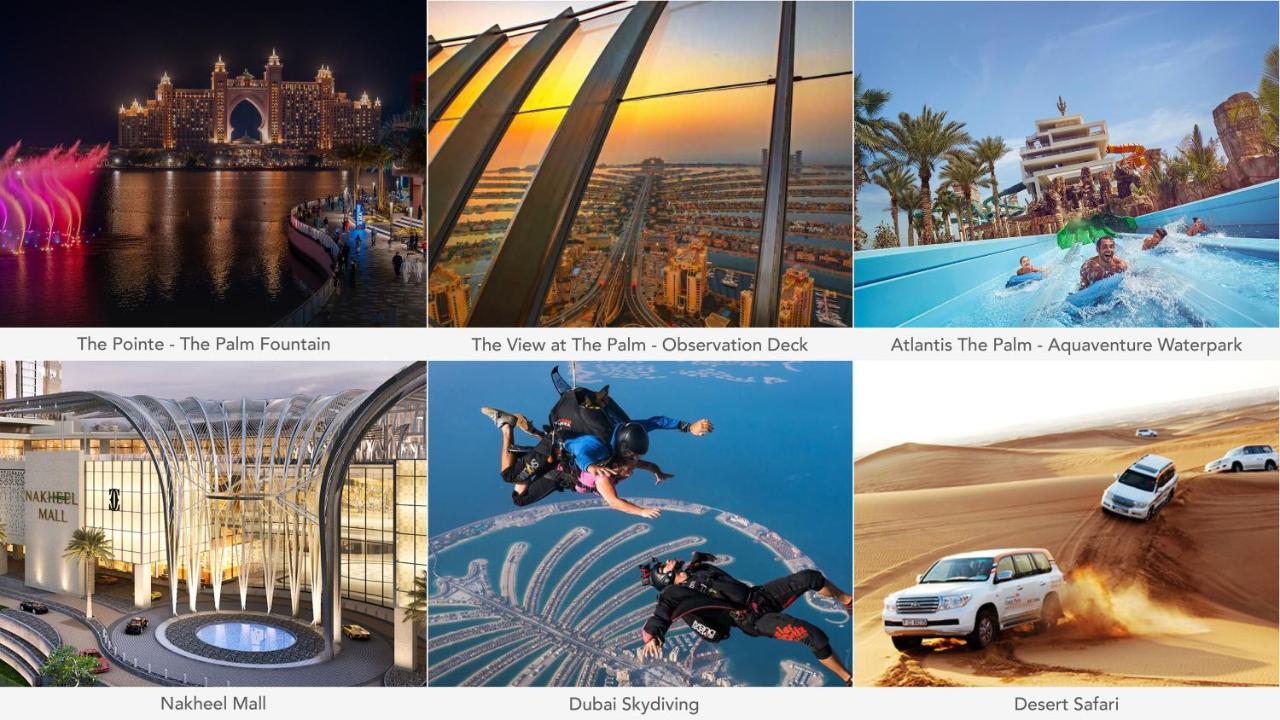Maison Privee - Charming Apt With Sea View On The Palm Jumeirah Dubai Exterior foto